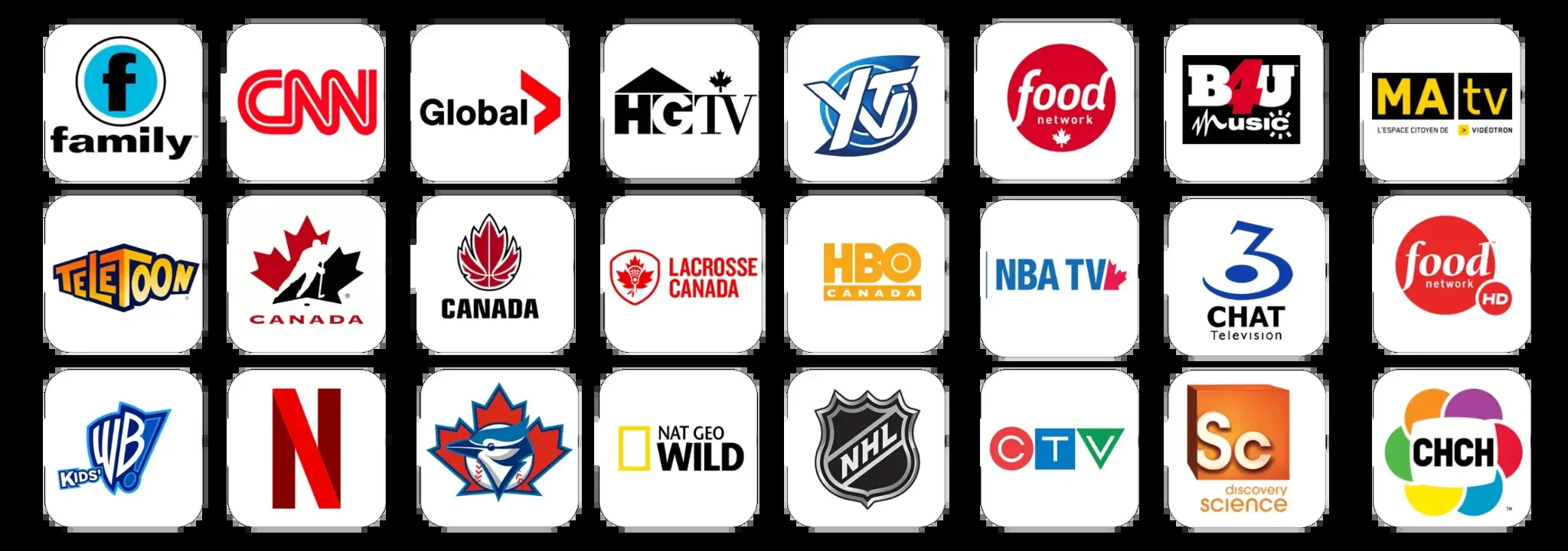 Cinema and documentary channels available